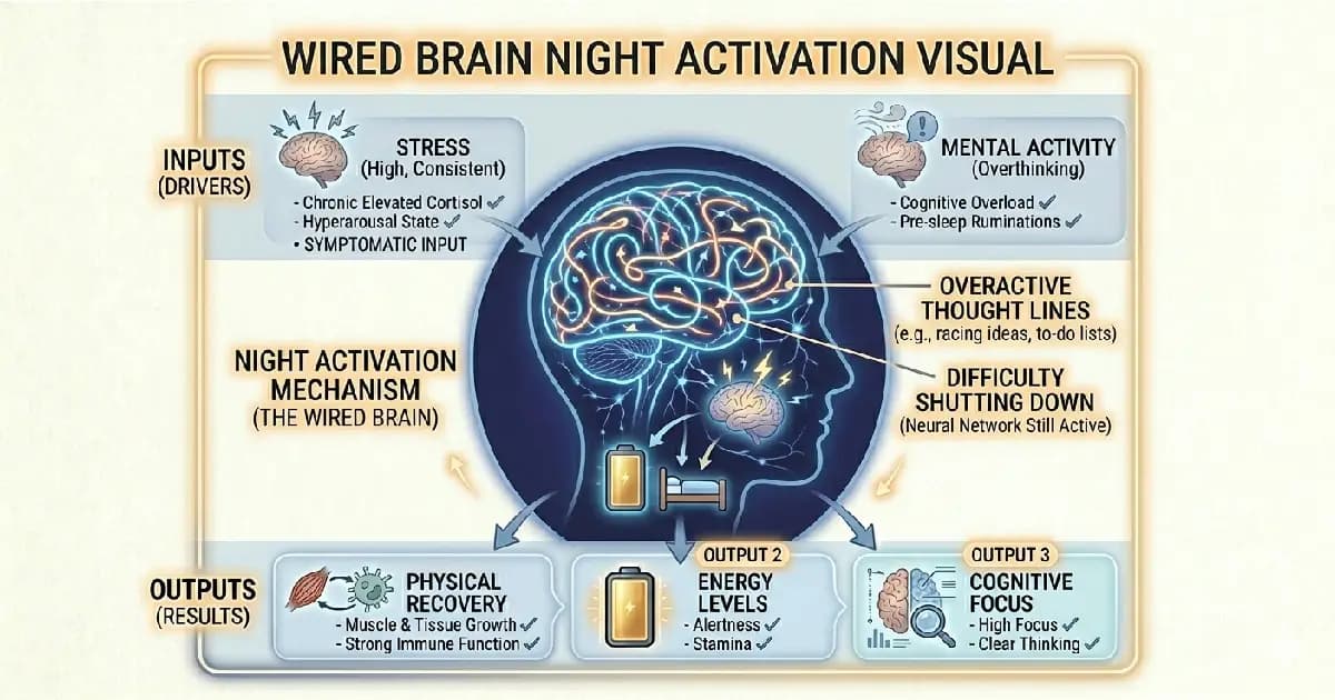 Stress and Sleep: Why Your Mind Won't Shut Off at Night